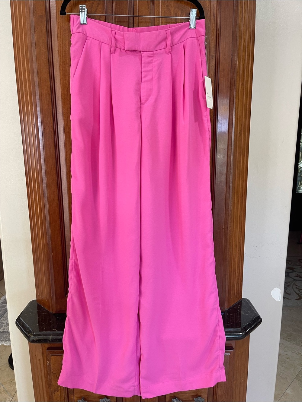 a new day Bright Pink Wide-Leg Dress Pants